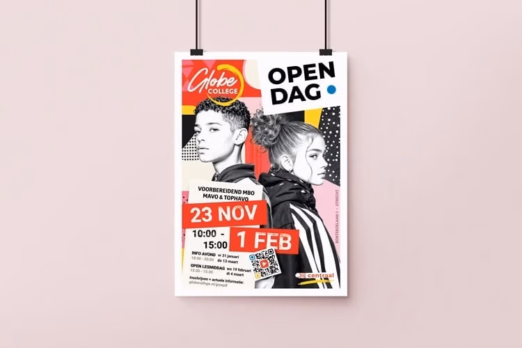 Globe College Advertisement Open Dag