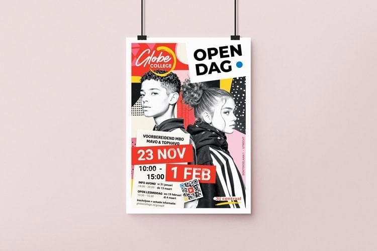 Globe College Advertisement Open Dag