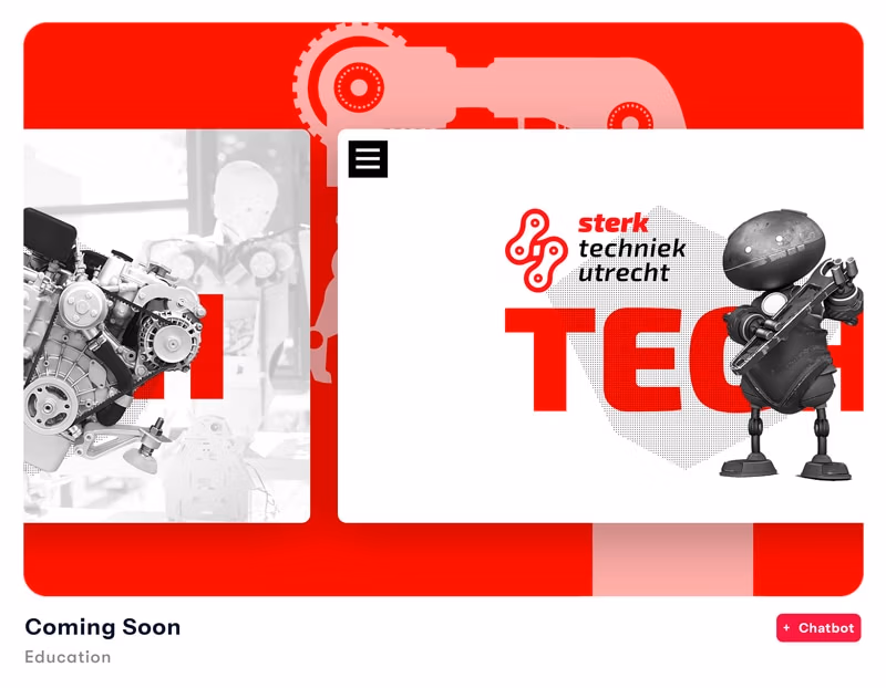 Website Portfolio Sterk techniek