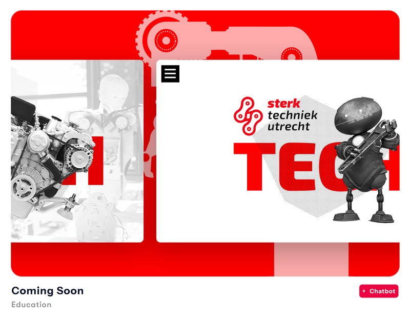 Website Portfolio Sterk techniek